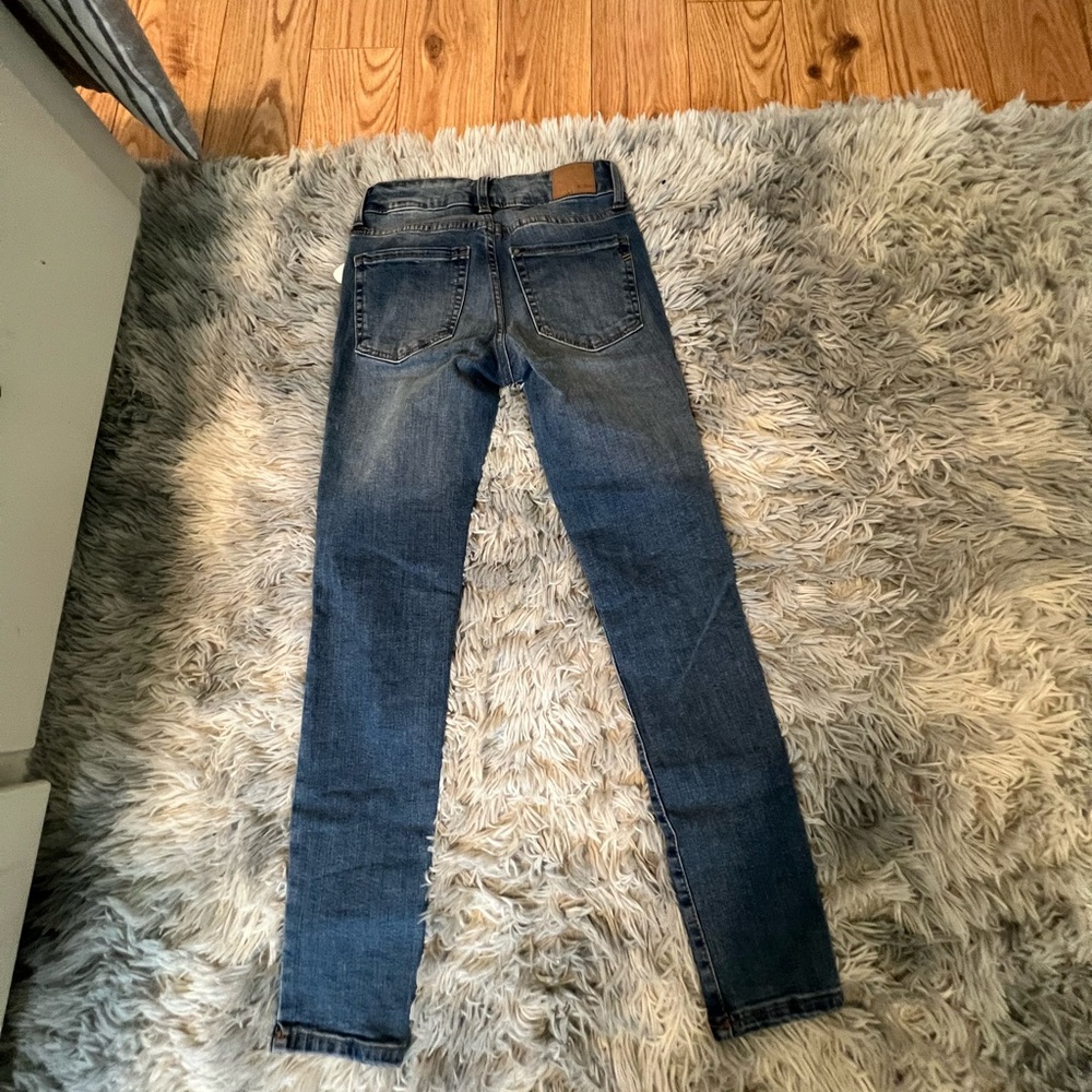 Hollister Curvy High-Rise Super Skinny Jeans - Blue